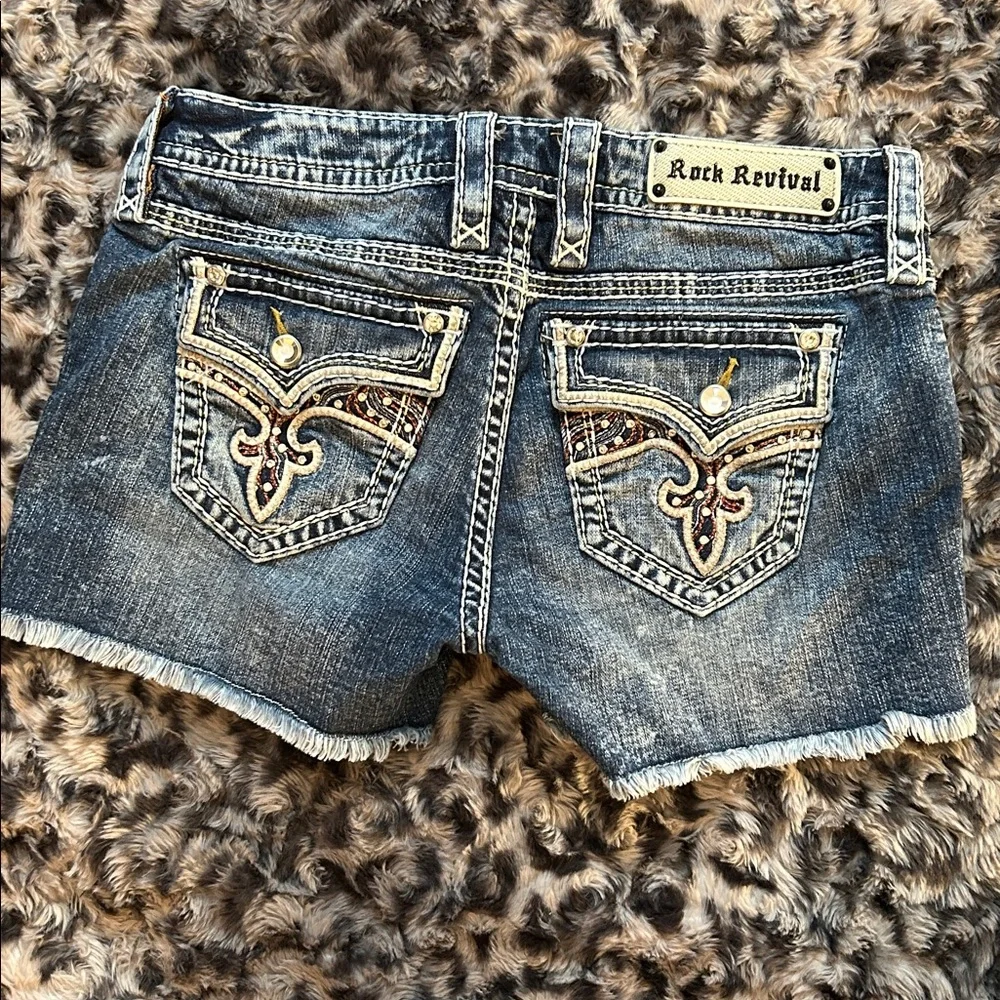 Rock Revival Bambi Jean Shorts TAG SIZE 30 - Picture 5 of 16